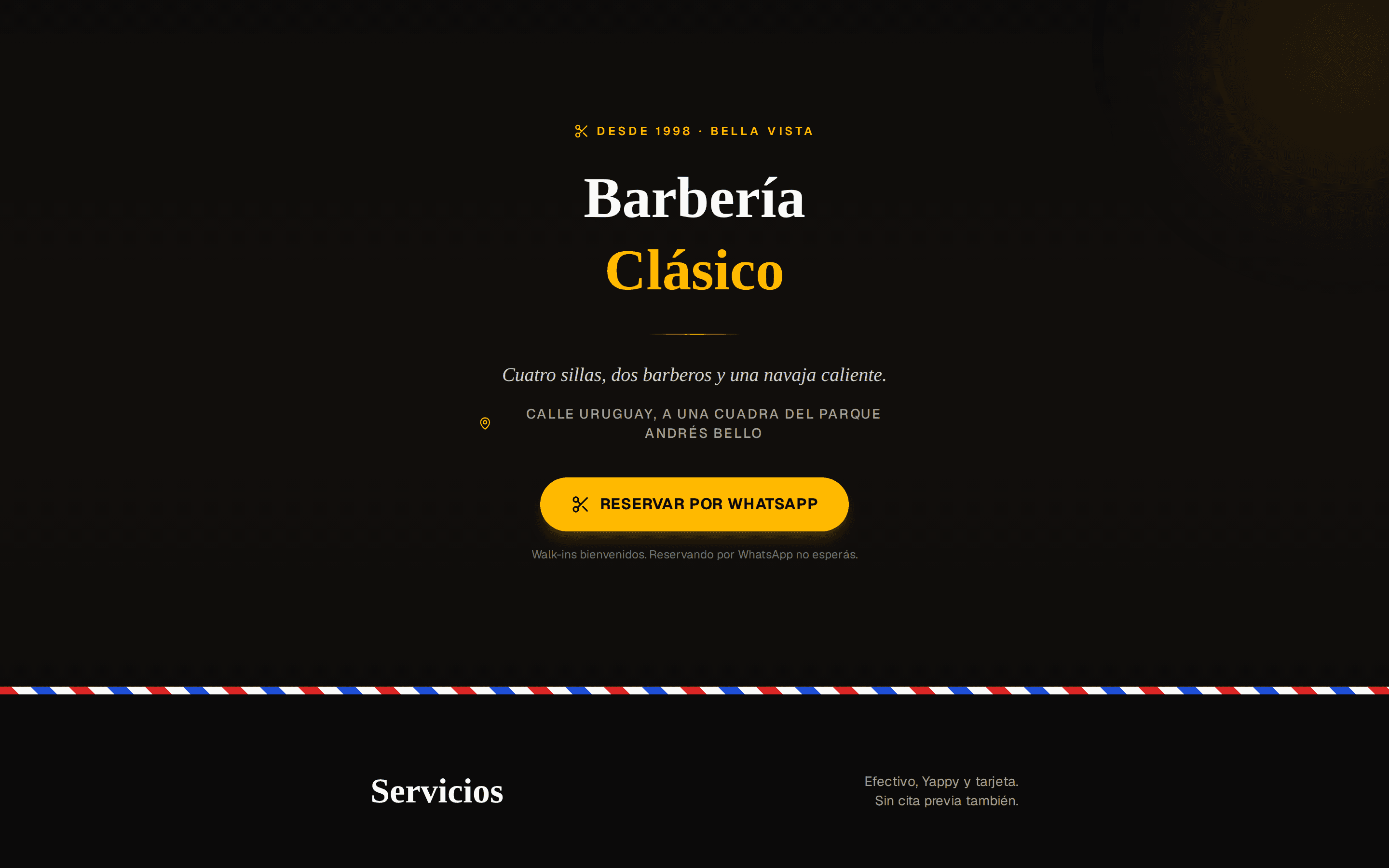 Barbería Clásico — Barbería