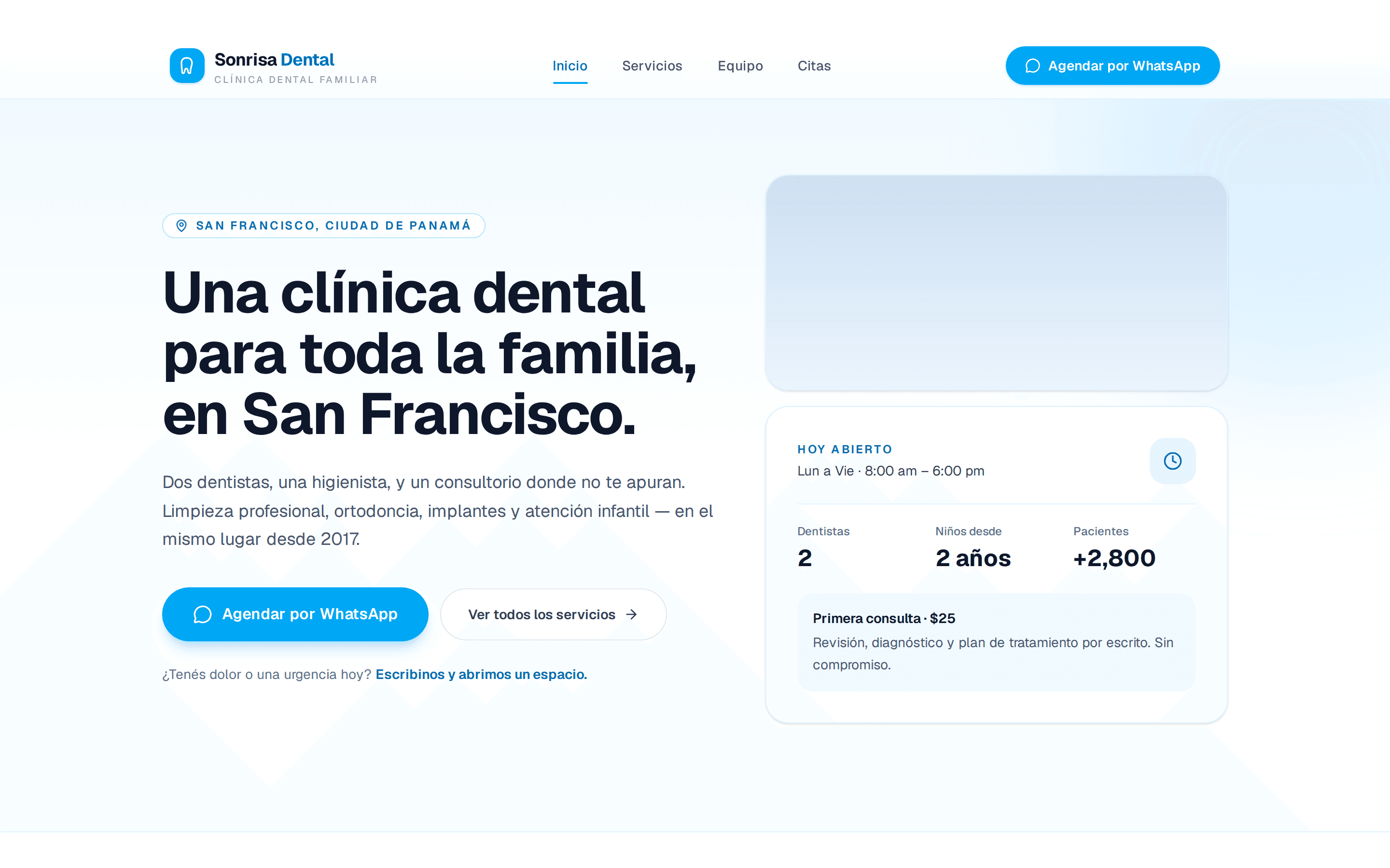 Sonrisa Dental — Dentista